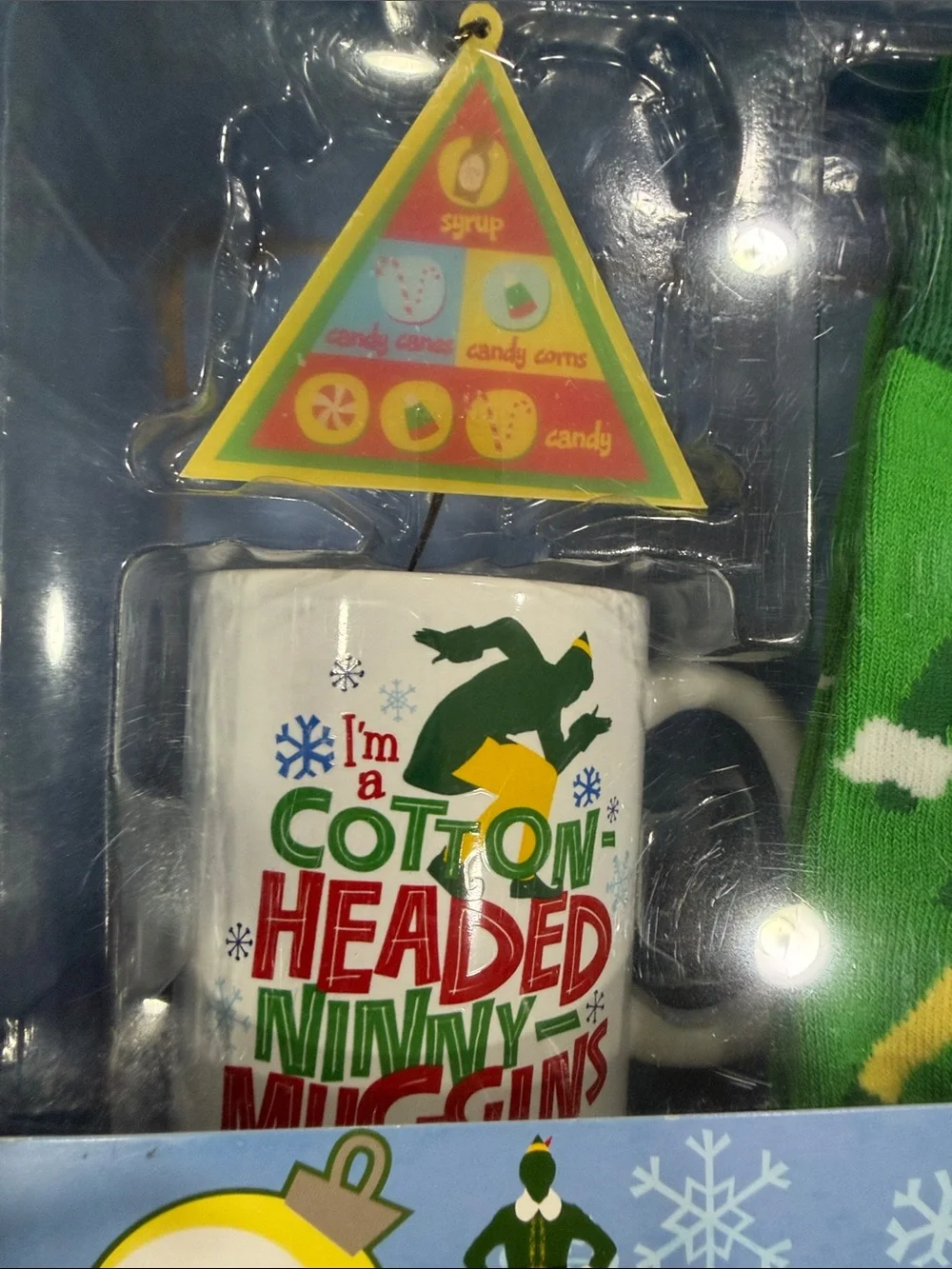 Buddy the Elf Green & Yellow Cotton-Headed Ninny Muggins Gift Set